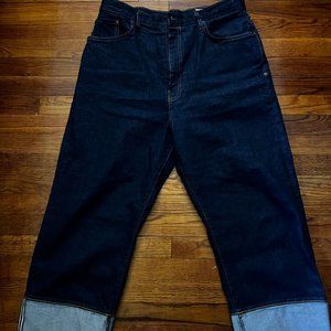 imogene+willie catherine selvedge denim wide leg jeans